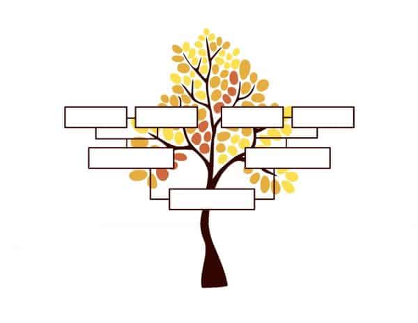 blank family tree template