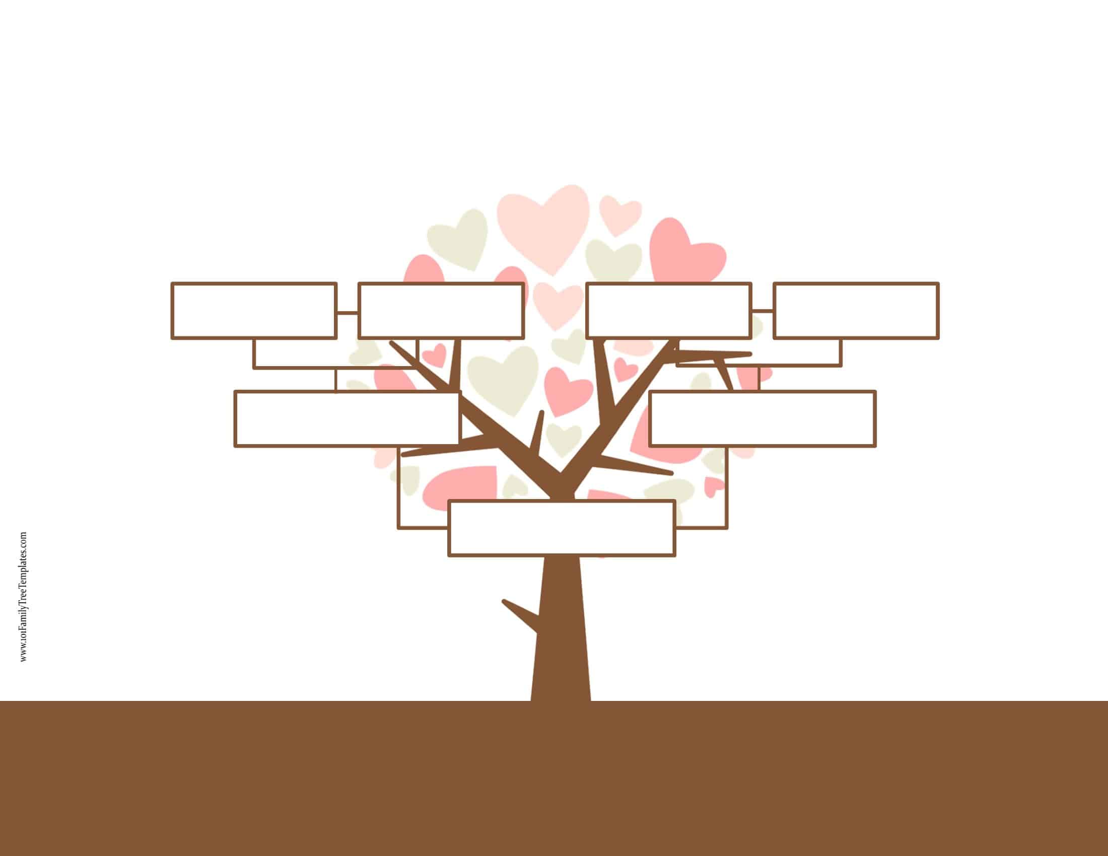 Blank Family Tree Template | Free Instant Download