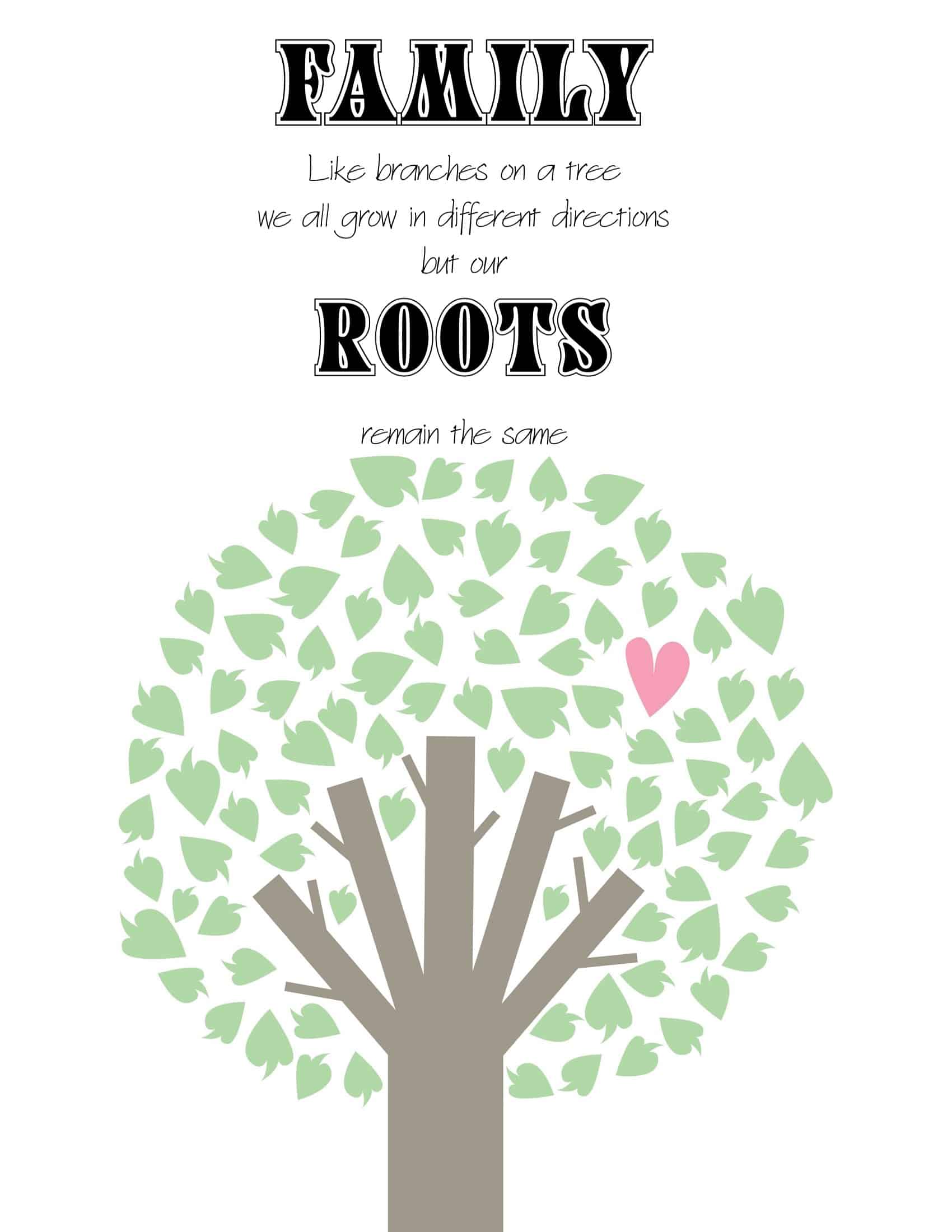  Family  Quotes  Create a poster family  tree  or download as is